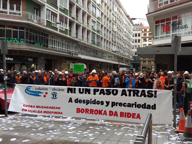 Foto de archivo concentración de trabajadores de Productos Tubulares | Europa Press ep fotoarchivo concentraciontrabajadoresproductos tubulares