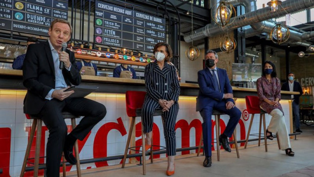 ep inauguracion de la factoria cruzcampo de sevilla