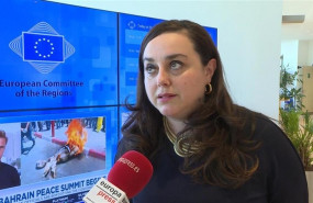 ep la directora generalcalidad ambientalcambio climaticogalicia maria cruz ferreira ofrece declaracioneslos medioscomunicacion durantecomite europeolas regiones