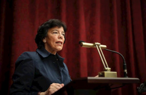 ep la ministra de educacion y formacion profesional isabel celaa el pasado mes de octubre en un acto
