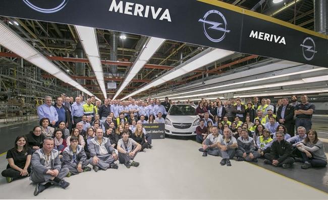 La planta de Figueruelas se despide del Opel Meriva. | GENERAL MOTORS ep la plantafigueruelasdespideopel meriva