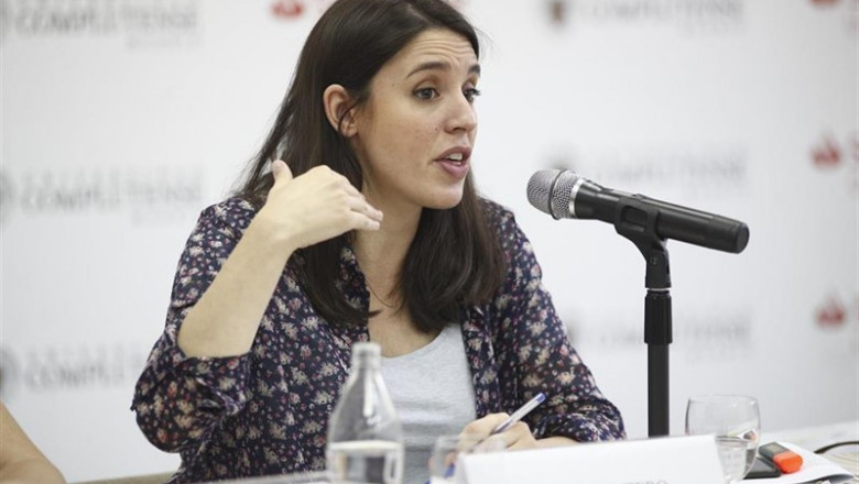 La portavoz de Unidas Podemos en el Congreso de los Diputados, Irene Montero, en un momento de su disertación sobre `Republicanismo y feminismo` en los Cursos de Verano de El Escorial. | Eduardo Parra - Europa Press ep la portavozunidasencongresolos diputados irene montero enmomentosu disertacion sobre republicanismofeminismo encursosveranoescorial