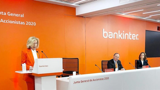 ep maria dolores dancausa consejera delegada de bankinter y pedro guerrero presidente de bankinter