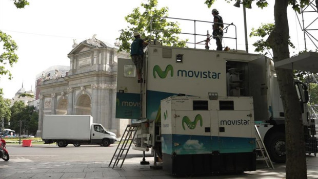 ep telefonica despliega su mayor refuerzo de red en madrid cataluna y canarias como colaborador