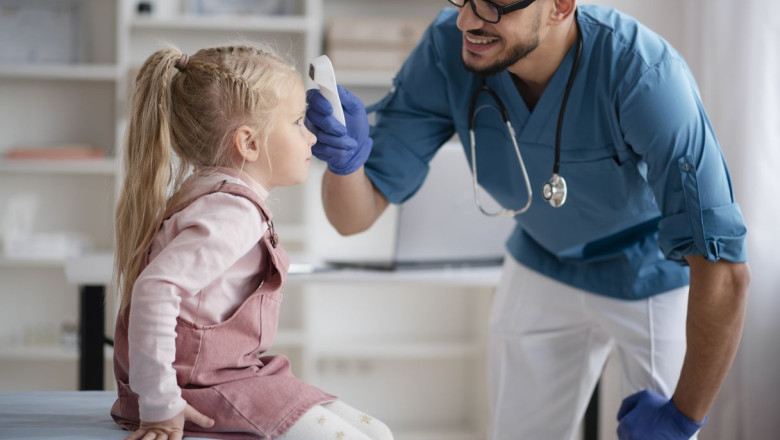 doctor doing their work pediatrics office 1