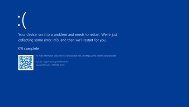 ep archivo   ejemplo de la pantalla azul de la muerte