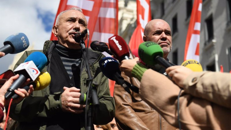 ep archivo el secretario general de ugt pepe alvarez y el de ccoo unai sordo ep archivo el secretario general de ugt pepe alvarez y el de ccoo unai sordo