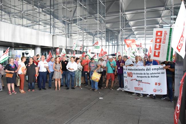 Concentración aeropuerto | EUROPA PRESS / PSOE ep concentracion aeropuerto