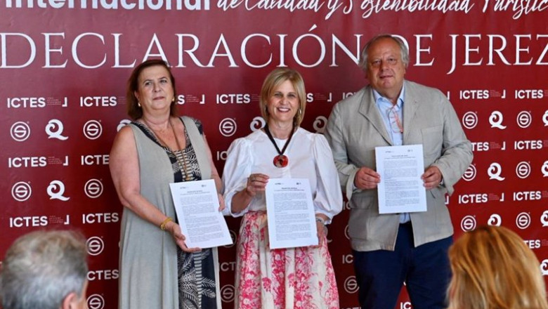 El ICTES presenta la Declaración de Jerez, la hoja de ruta consensuada por el turismo para los próximos años. | ICTES ep el ictes presenta la declaracion de jerez la hoja de ruta consensuada por el turismo para los