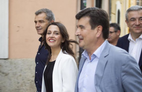 ep el lider de ciudadanos en la comunidad valenciana toni canto la portavoz en el congreso ines
