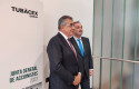 ep el presidente de tubacex francisco javier garcia sanz y el ceo de la compania jesus esmoris