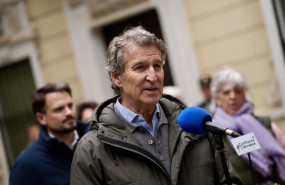 ep el presidente del partido popular alberto nunez feijoo este jueves en badajoz