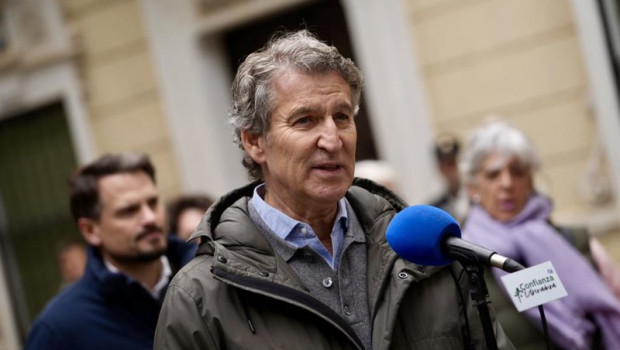 ep el presidente del partido popular alberto nunez feijoo este jueves en badajoz