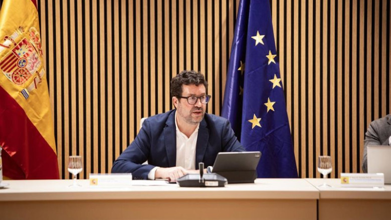 ep el secretario de estado de trabajo joaquin perez rey durante la reunion de este lunes 26 de enero