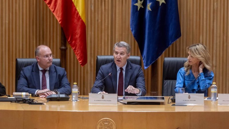 ep i d el portavoz del pp en el congreso miguel tellado el lider del partido popular alberto nunez ep i d el portavoz del pp en el congreso miguel tellado el lider del partido popular alberto nunez