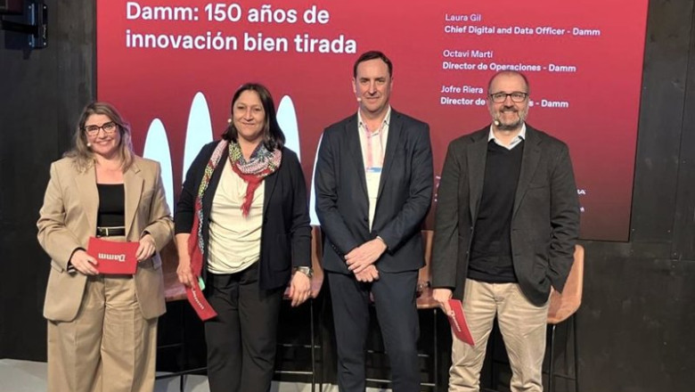 ep ines garcia moya comunicacion de damm la chief digital and data officer laura gil el director de