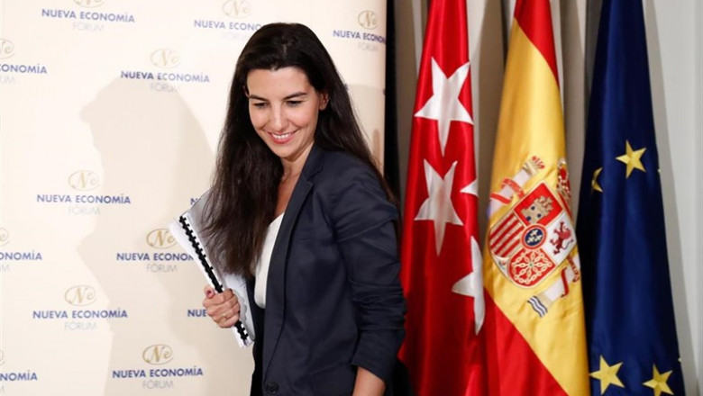 La candidata de VOX a la Presidencia de la Comunidad de Madrid, Rocío Monasterio | Óscar J.Barroso - Europa Press ep la candidatavoxla presidenciala comunidadmadrid rocio monasterio protagonizadesayuno informativoforum europa