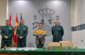 ep la delegada del gobierno beatriz arraiz informa sobre la operacion junto a la guardia civil
