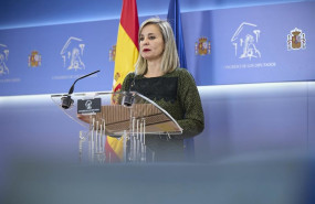 ep la diputada del grupo parlamentario de sumar veronica martinez barbero ofrece una rueda de prensa