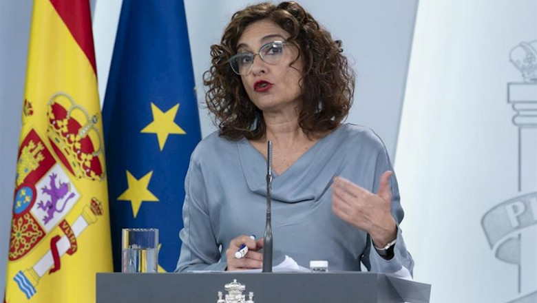 ep la ministra de hacienda y portavoz del ejecutivo maria jesus montero durante la rueda de prensa