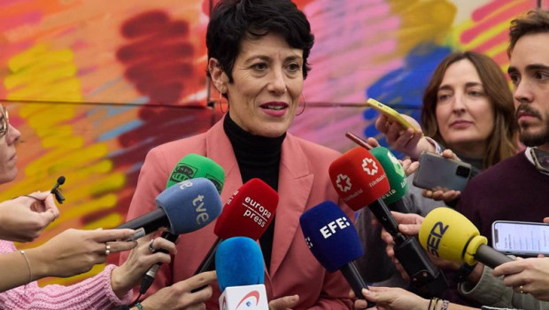 ep la ministra de inclusion seguridad social y migraciones elma saiz atiende a los medios tras la