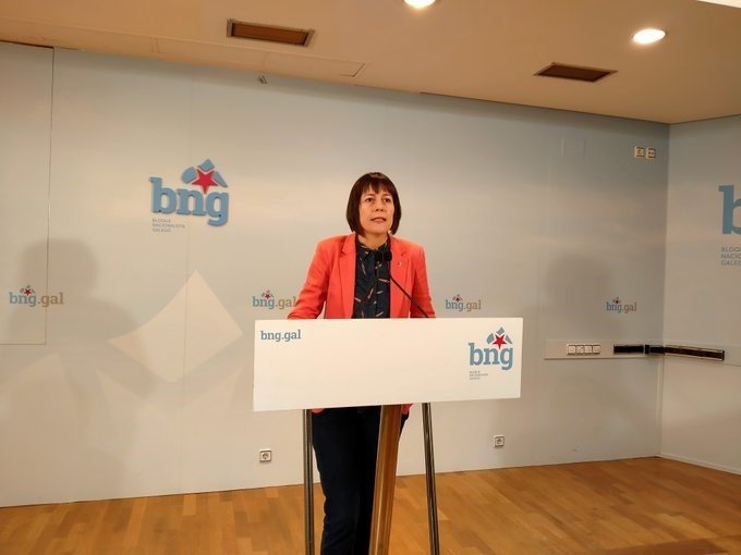 ep la portavoz nacional del bng ana ponton en una rueda de prensa tras reunirse con la executiva