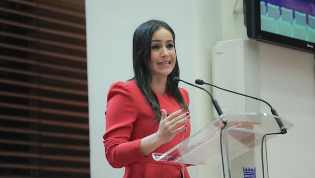 ep la vicealcaldesa de madrid begona villacis durante una rueda de prensa