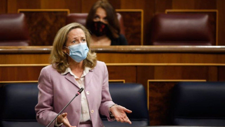 La vicepresidenta segunda del Gobierno, Nadia Calviño. | CONGRESO ep la vicepresidenta tercera del gobierno nadia calvino responde a las preguntas de los