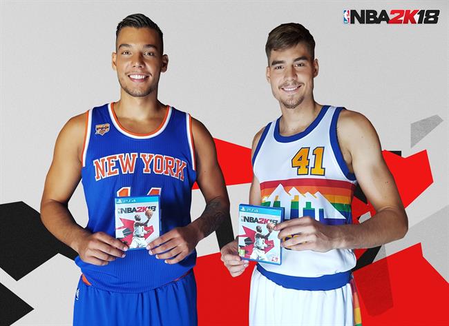 Los hermanos Hernangómez con el videojuego NBA 2K18 | 2K ep los hermanos hernangomezvideojuego nba 2k18