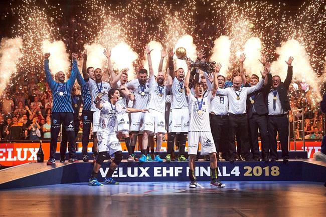 Los jugadores del Montpellier HB celebran su segunda Liga de Campeones. | EHF ep los jugadoresmontpellier hb celebransegunda ligacampeones