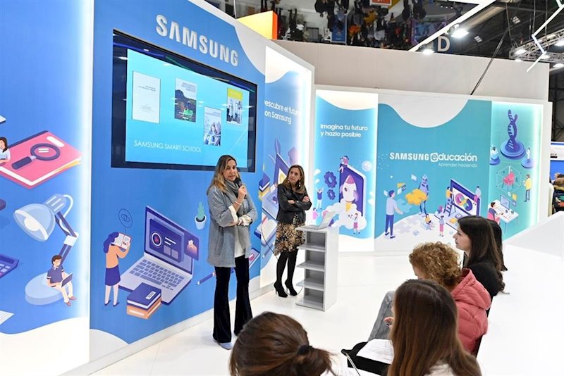 ep presentacion del estudio samsung smart school en la feria simo educacion 2019