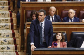 ep presidentegobiernofuncionescandidatola reeleccion pedro sanchez vota durantesegundadefinitiva votacionsu investiduracongresolos diputados