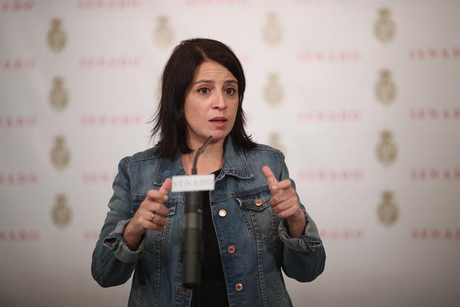 Rueda de prensa de Adriana Lastra en el Senado | EUROPA PRESS ep ruedaprensaadriana lastrasenado