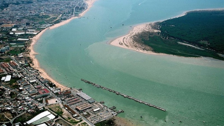 Vista aérea del puerto de Bonanza en la desembocadura del Guadalquivir | JUNTA DE ANDALUCÍA - Archivo ep vista aerea del puerto de bonanza en la desembocadura del guadalquivir