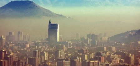 santiago chile contaminacion