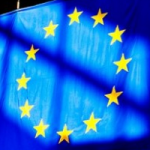 union europea portada bandera edificio union europea portada bandera edificio