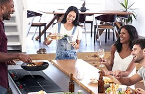 amzchef placa induccion doble cocina