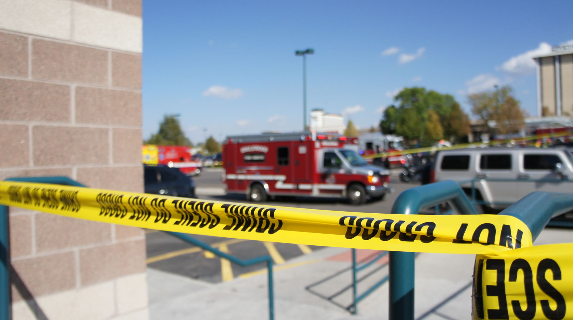 Crime scene, police Crime scene, police