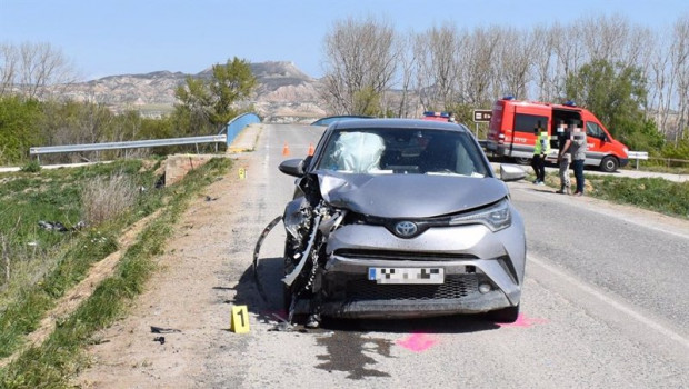 ep accidente de trafico en bunuel con dos menores atropelladas