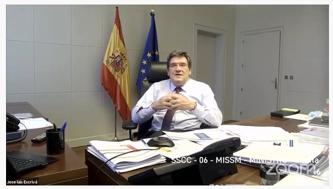 Acto telemático ?La evaluación de las políticas públicas hoy' este miércoles, protagonizado por el ministro de Inclusión, Seguridad Social y Migraciones del Gobierno, José Luis Escrivà | GOBIERNO ep acto telematico la evaluacion de las politicas publicas hoy este miercoles protagonizado por el