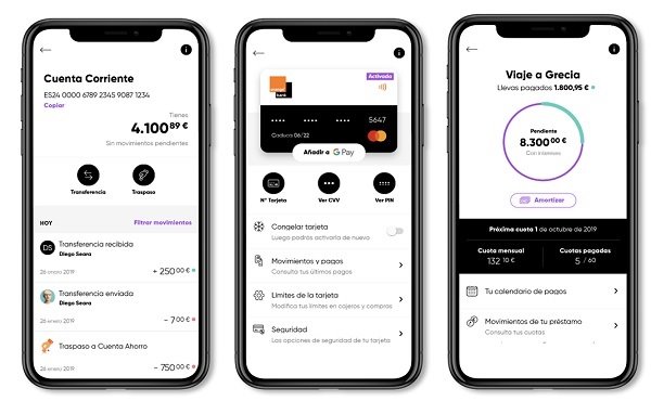 Aplicación de Orange Bank en España | ORANGE BANK - Archivo ep aplicacion de orange bank en espana