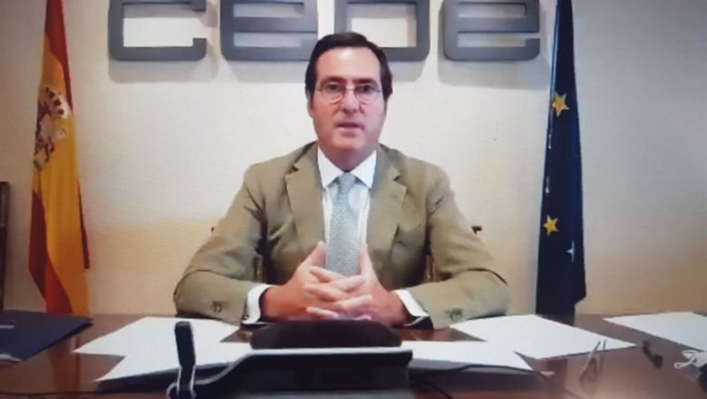Archivo - Antonio Garamendi, presidente de la CEOE. | CEOE - Archivo ep archivo antonio garamendi presidente de la ceoe