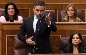 ep archivo   el presidente de vox santiago abascal interviene durante una sesion de control en el