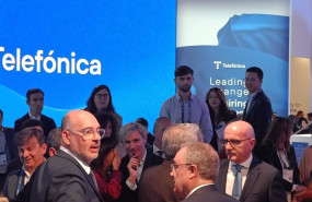 ep archivo   emilio gayo y angel vila en el mobile world congress mwc de barcelona