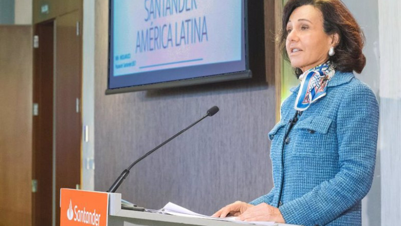 ep archivo la presidenta de banco santander ana botin en un encuentro para celebrar el 75 ep archivo la presidenta de banco santander ana botin en un encuentro para celebrar el 75
