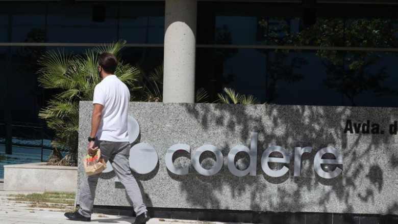 ep archivo   un hombre pasa por la sede de codere ubicada en la capital en madrid espana a 10 de