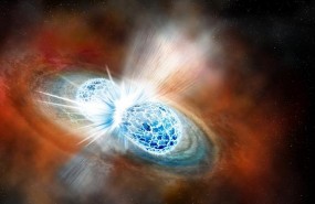 ep artists concept of the explosive collision of two neutron stars