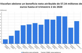 ep beneficio neto atribuido de viscofan hasta el primer semestre de 2020 cnmv