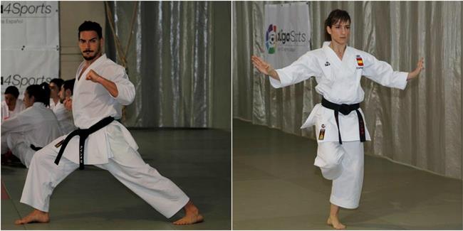 Damián Quintero Sandra Sánchez karate katas | EUROPA PRESS ep damian quintero sandra sanchez karate katas