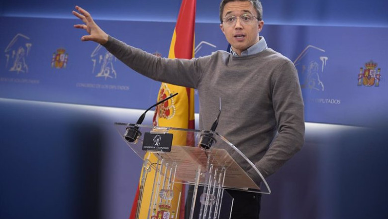 El portavoz de Sumar en el Congreso, Íñigo Errejón, durante una rueda posterior a la reunión de la Junta de Portavoces, a 15 de octubre de 2024, en Madrid (España). | Fernando Sánchez - Europa Press ep el portavoz de sumar en el congreso inigo errejon durante una rueda posterior a la reunion de la